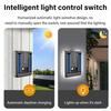 120° Solar LED Light Outdoor Wall Light Waterproof Spotlight Motion Sensor Solar 3 Modes Street Light Garden Garage Decoration