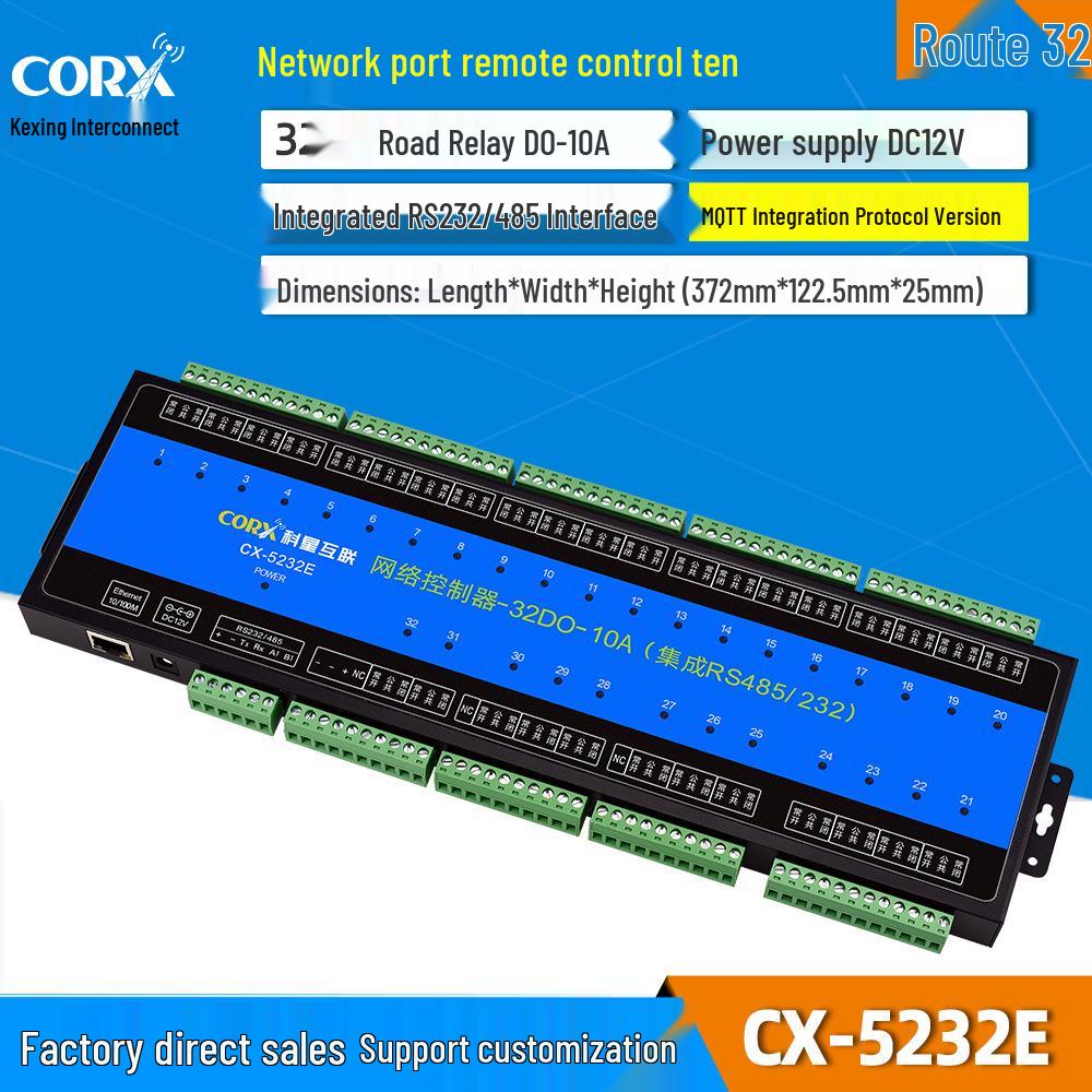 TCP/IP Modbus Network IO Relay Controller with 485 Support