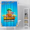 Shower Curtain Waterproof Polyester Fabric Paint Colorful Bath Curtains Stumble Guys Home Bathroom Decor Curtain With Hook