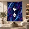 Decorative Tapestry,Tottenham Hotspur Printed Wall Art, Lightweight Wall Hanging For Bedroom Background
