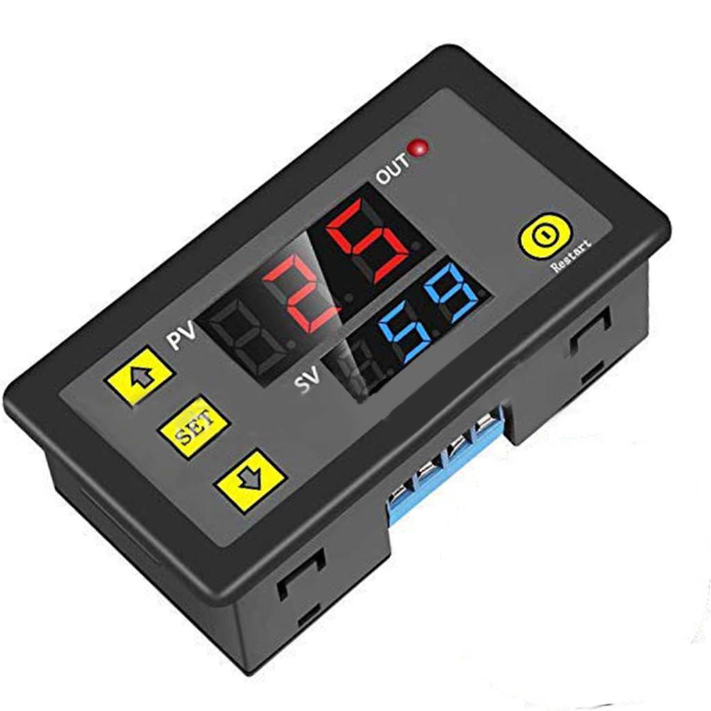 Modul Releu Temporizare Ciclul Întârziere Comutator Afișaj Digital Tester Tensiune 110?220V pentru Control