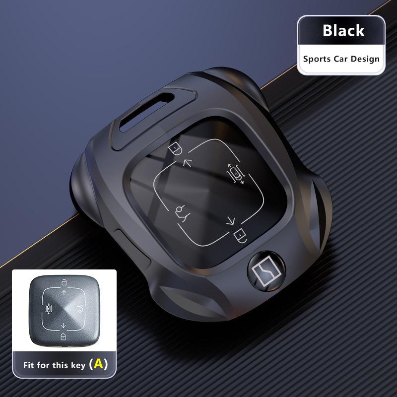 Zinc Alloy Silicone Car Key Case for For Zeekr 7X 2025 Keychain Remote Protection Cover Bag Shell Housing Holder Fob Accessories
