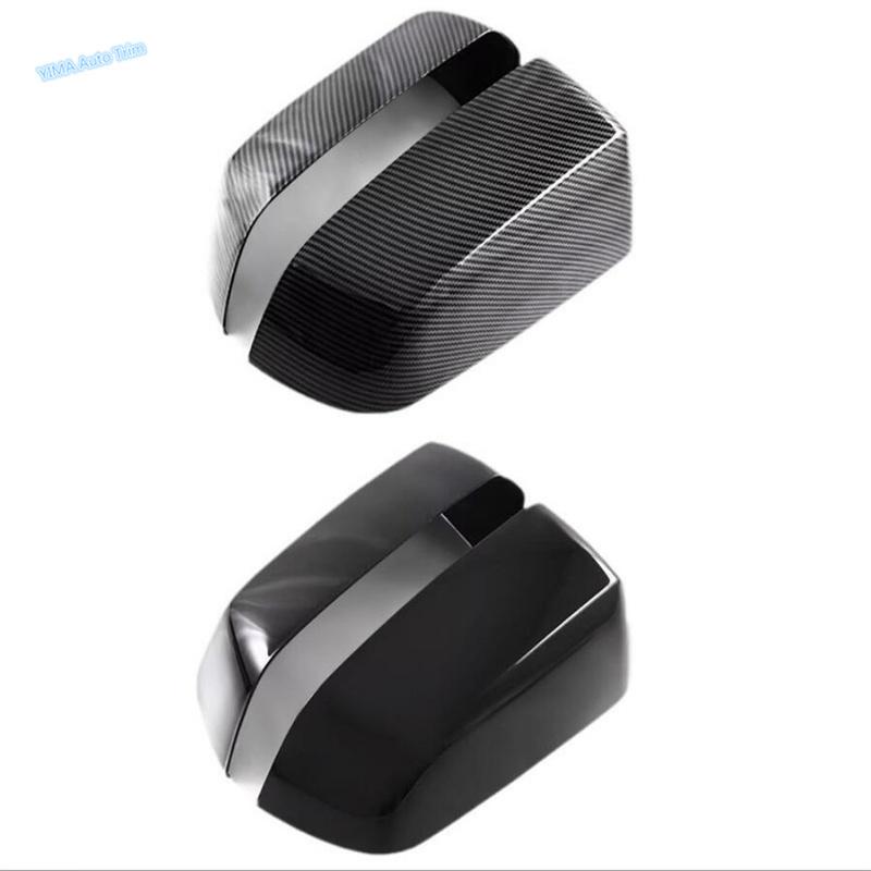 For Ford Ranger 2024 Auto Door Handle Bowl / Rearview Mirror Cap Shell Decor Cover Trim Black / Carbon Exterior Accessories