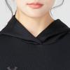 Under Armour Solid Color Hooded Sports Sweatshirt Women tops Black 22600306-001