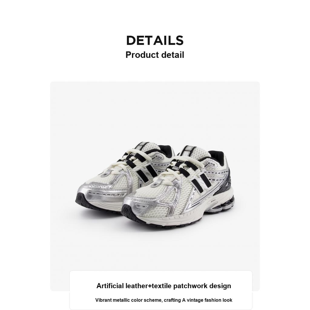New Balance 1906R pre väčšie deti Strieborná metalíza Čierna Detské tenisky Sea-Salt GC1906ER