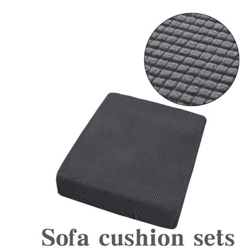 Чехлы на сиденья дивана Чехлы на сиденья Чехлы на подушки Чехлы для подушек Защитные чехлы для диванов темно-серого