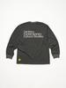 Ssississieseu Charcoal Neat Script L/S T-Shirt