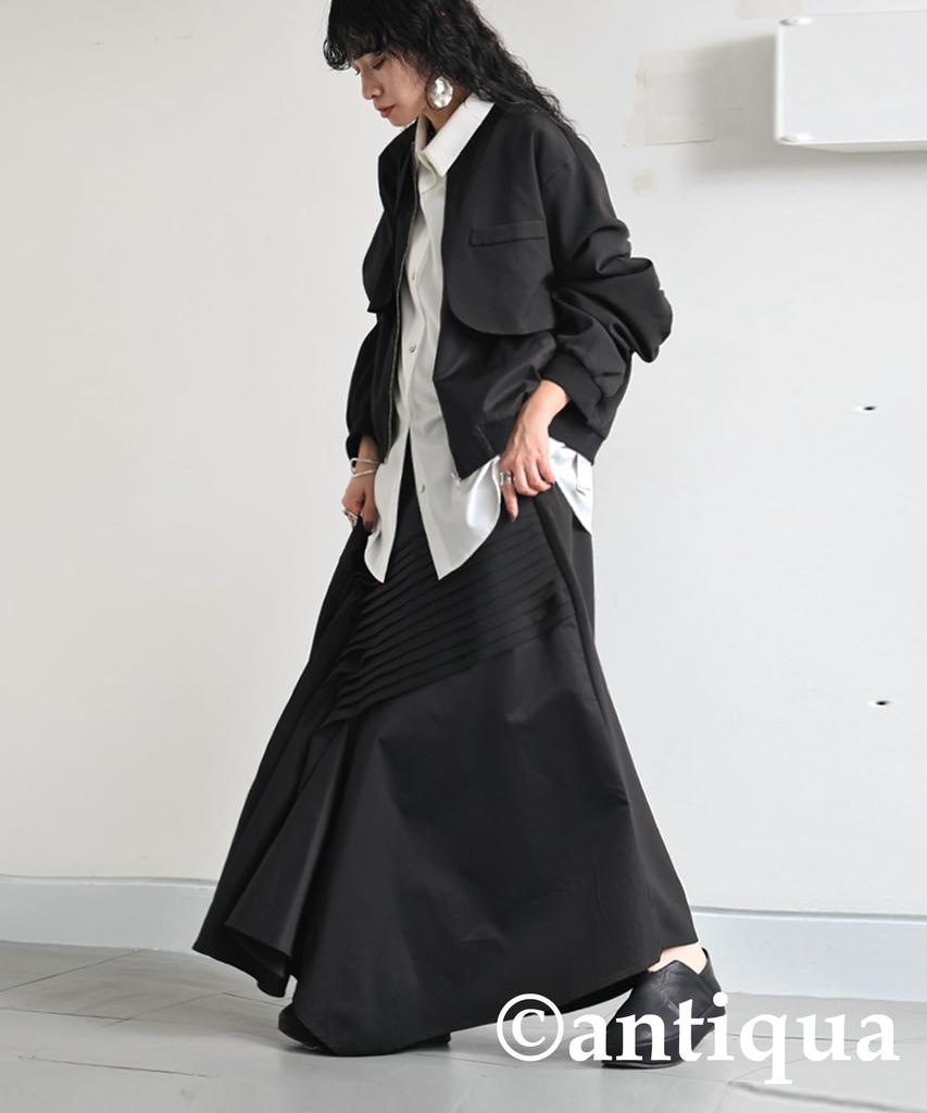 Antiqua Tuck One Size Black Women's Skirt, Long, PK-01193, 05,