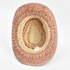 Natural Straw Hats for Women Ethnic Style Western Cowboy Hat Summer Holidays Beach Sun Hat