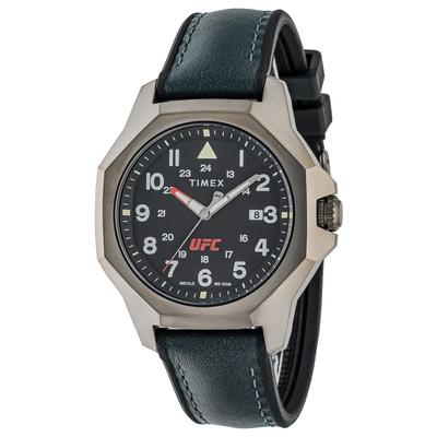 Zegarek UFC Reveal Blue Dial Quartz 100M Wodoodporny Szkło Mineralne 41mm TW2V85700 Czarny [TIMEX] Męski [Produkt]