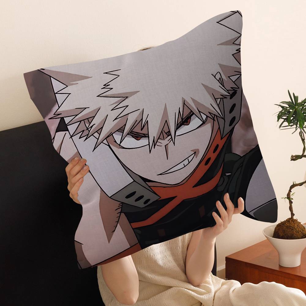 Anime MMy HHero Academia Katsuki Bakugo pillow cover sofa cushion cover home room decoration children gift
