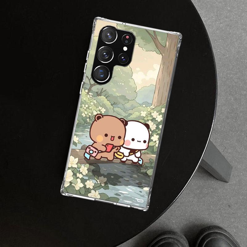Bubu Dudu Kreslený Roztomilý Kryt na Telefon pro Samsung Galaxy S26 S25 Edge S24 S23 Ultra S22 Plus S21 FE S20 + Umělecký Personalizovaný Funda