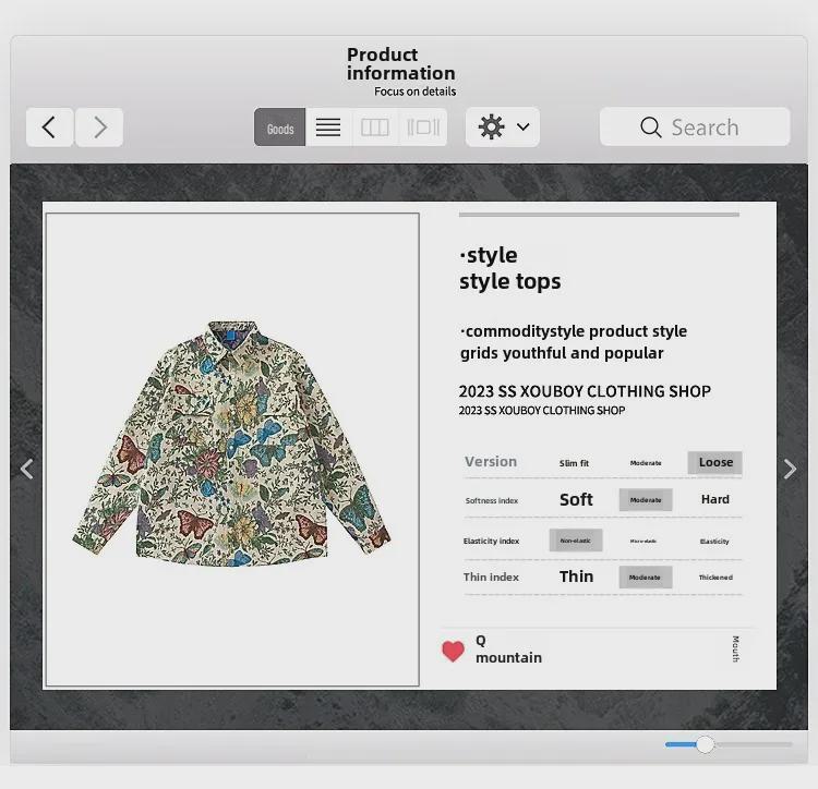 Ami Khaki Ethnic Oversize Butterfly Shirt – Unisex Style