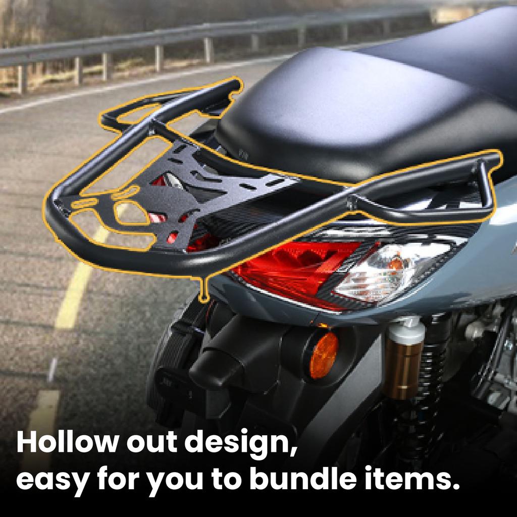 Motorcycle Rear Luggage Rack Stainless Steel Rear Tail Top Box Holder Support for Nmax155 2020-2024