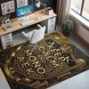 AEK Athens FC Pattern Rug, Indoor/Outdoor Mat, for Picnic, Gameroom, Bedroom, Office, Living Room, Home Decor Carpet, Birthday Gift
