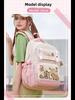 2024 Capybara Girls' Backpack: Stylish, Spacious & Perfect for Grades 1-6