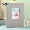Slip-in Photo Album Linen Cover 28 Pages 56 Pockets 4x6-Inch Wedding Travel Baby Shower Kids Family Anniversary Picture Collection Book