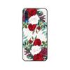 Černé TPU pouzdro pro Samsung Galaxy A50 50S A30S A10 A01 A11 A21S A31 A41 A51 A71 M21 M30S S10 LITE Červený motýl na květu růže