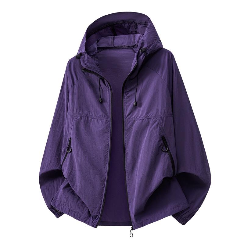 Anti-ultraviolet Ice Silk Sunscreen Clothing Men's Summer Outdoor Breathable Fishing Camping Couple Sunscreen Clothing Jacket