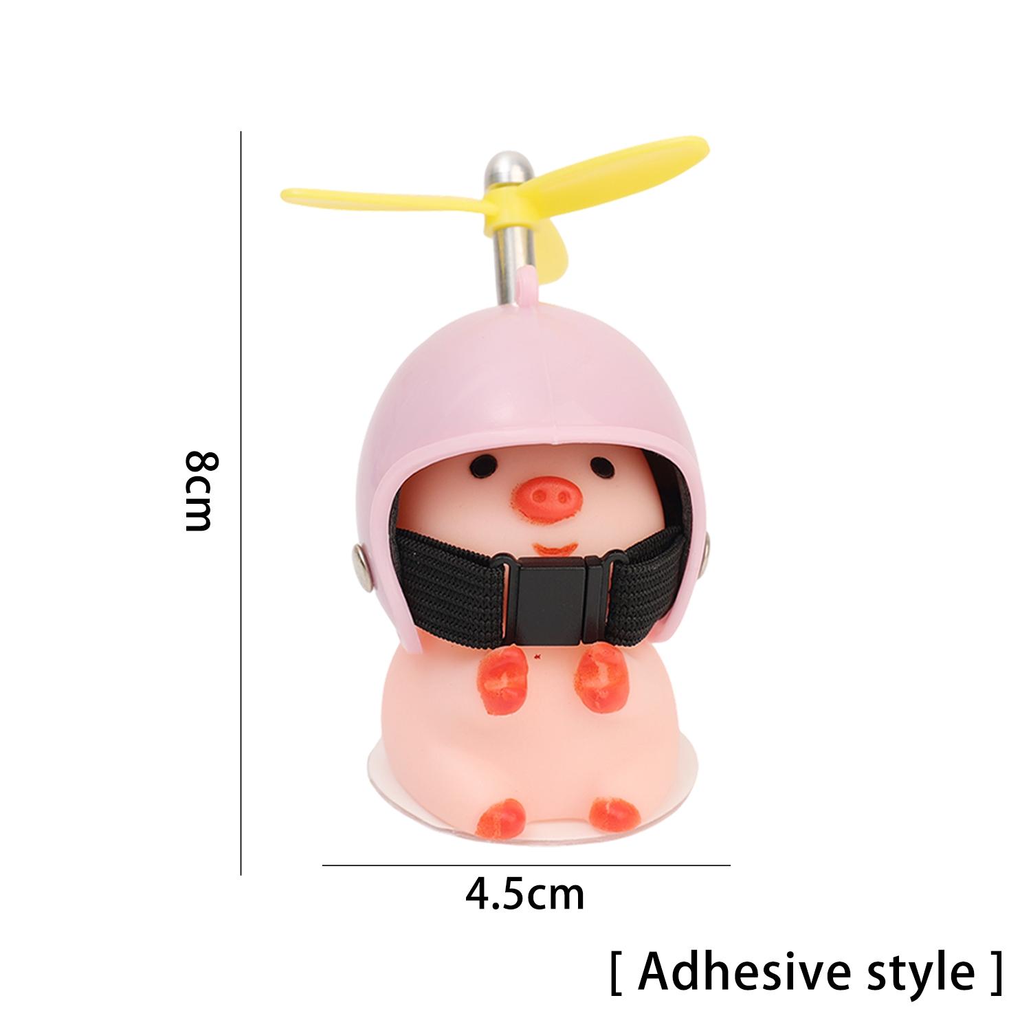 

Cute Pig Toy Decor Helmet Decal for Car Motorcycle Decoration Wearing Helmet Car Styling Ornaments Bike Motor Driving Decor