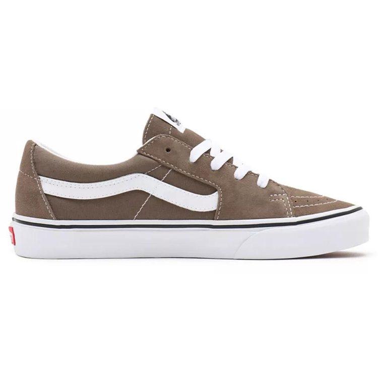 Vans SK8 Low Breathable Wear Resistant Non Slip Low Tops Casual Skateboarding Shoes Unisex Brown VN0A4UUKA0N