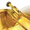 CHANEL COCO Mark Stylish Outing Matrasse Brooch  gold Women Used
