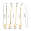 Barware Drinking Spoon Straws, Stainless Steel, Innovative Shovel Shape for Ice Cream & Kitchen Use