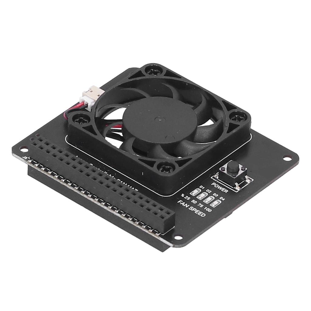 Cooling Fan Module with Power Switch Adjustable Speed for Raspberry Pi 4B 3B+ 3B