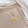 Long-Life Lock Xiangyun Ruyi Light Luxury Design Versatile Korean Style Niche Design Live Necklace