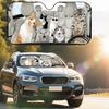 Universal Foldable Car Windshield Sun Visor for Heat and Sun Protection