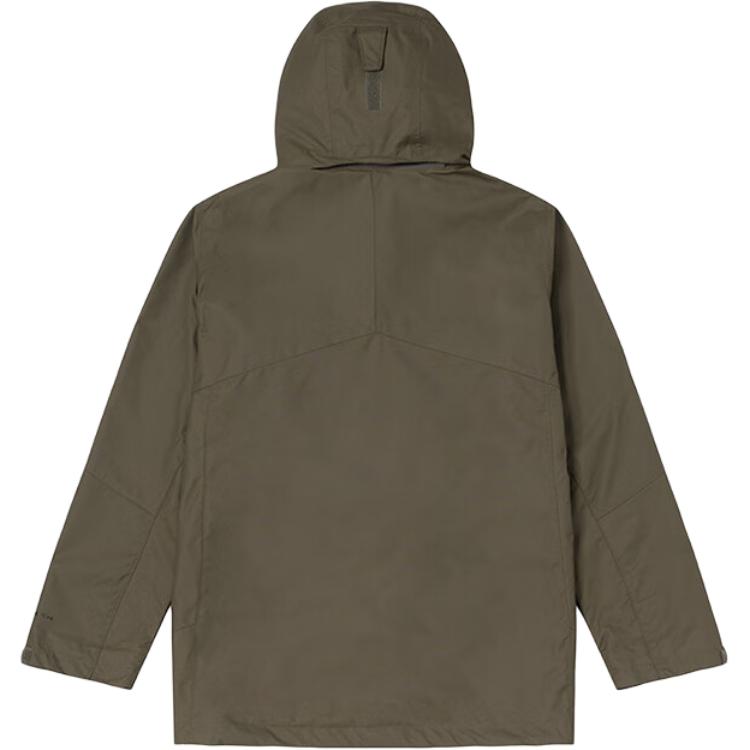 Columbia Polyester Nylon Fleece Lined 3-In-1 Hooded Zipper Hiking Waterproof Warm Jacket Men Jackets WE6504