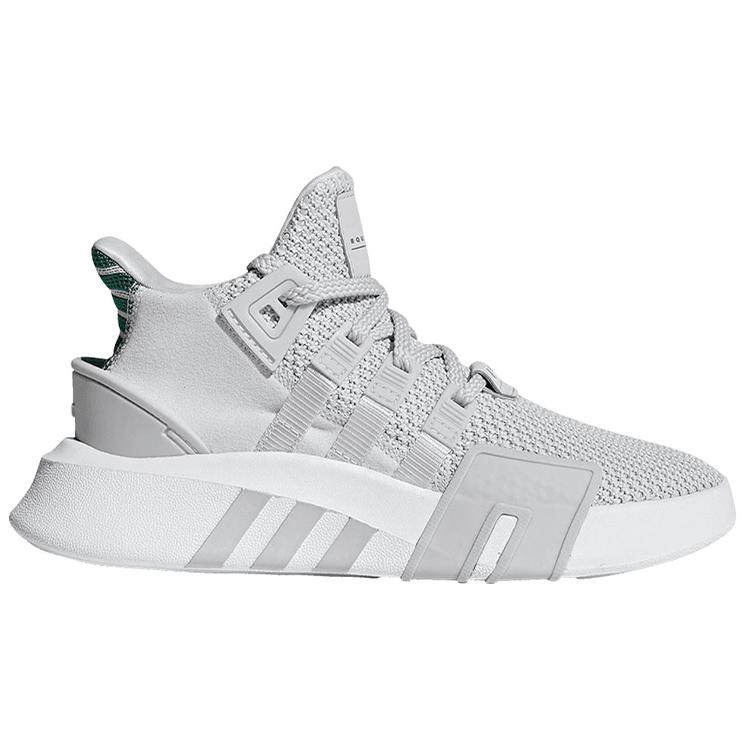 adidas Originals Eqt Bask Adv J Dämpfung Abriebfest Gleichgewicht Mittelhoch Kinder Lifestyle Schuhe Grau Grün Jugendliche CQ2362