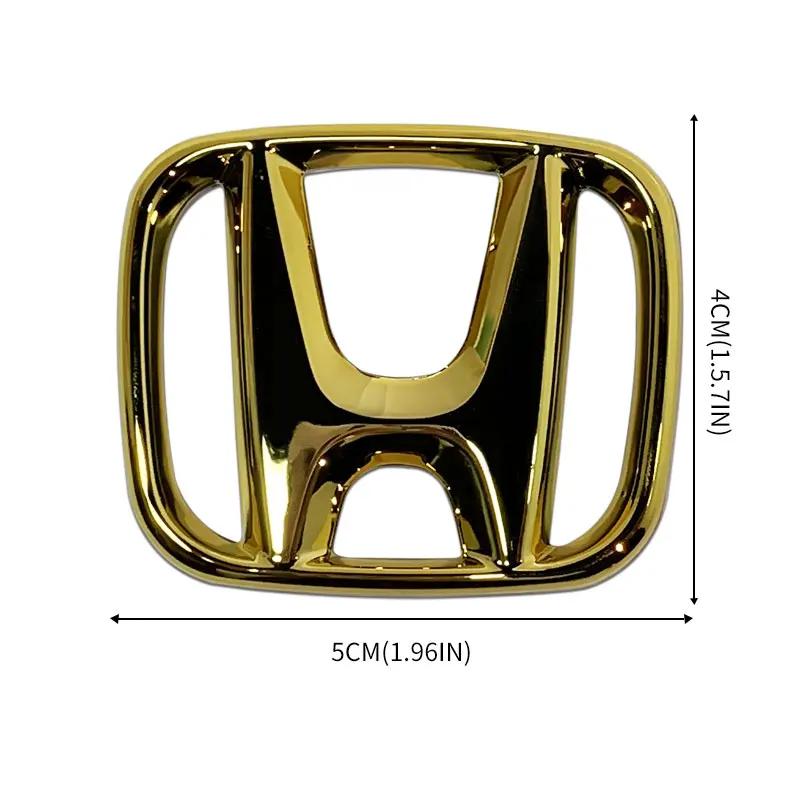 50x40mm ABS Car Steering Wheel Cover Emblems Stickers for Honda Envix Odyssey City Jazz Fit CRV Civic Accord Insight Jade Vezel