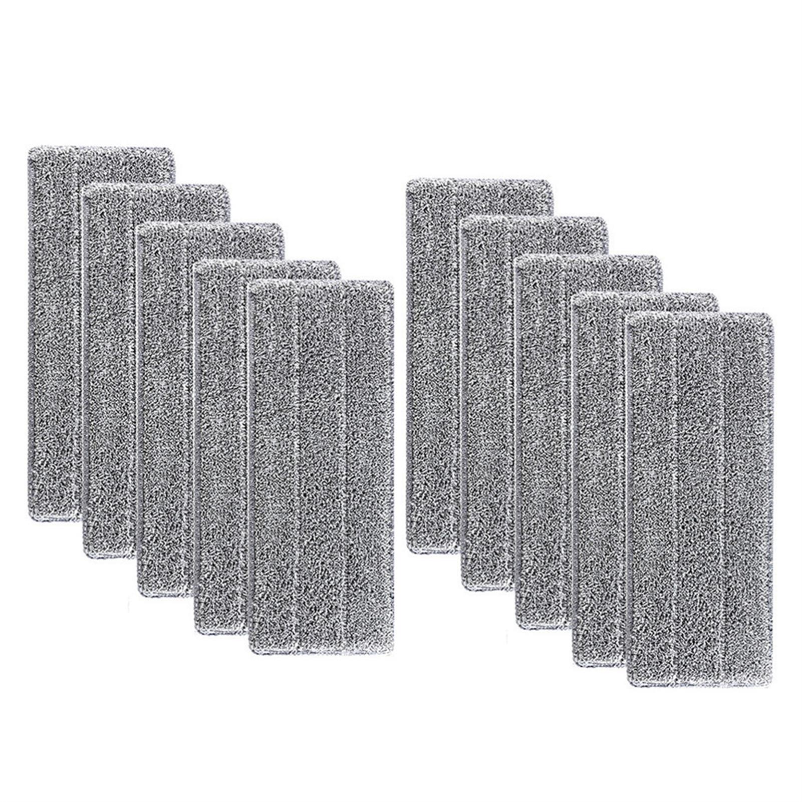 10pcs Microfiber Replacement Mops Microfiber Spray Mop Replacement Pads for Microfiber Flat Mop System