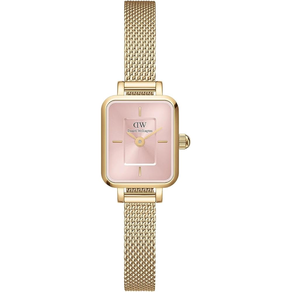 Daniel Wellington Quadro Mini 15.4x18.2 Evergold G Blush Women s Watch Stylish Simple Elegant