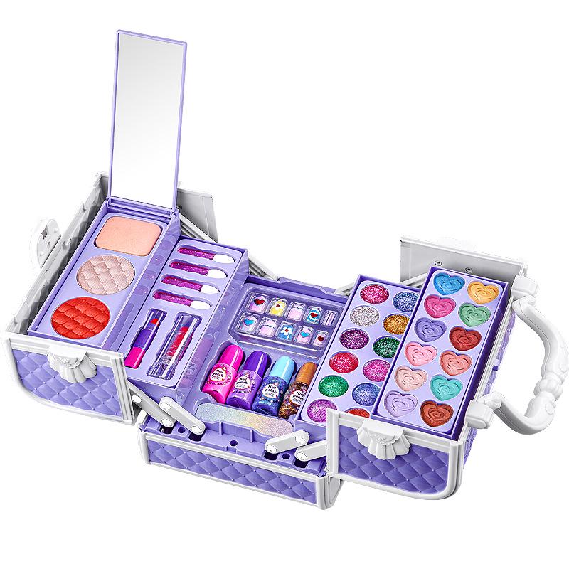 Princess Makeup Set for Girls - Complete Eyeshadow and Gift Box Toy.