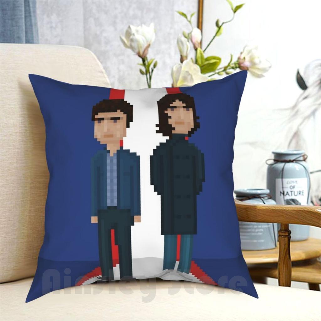 Brothers Pillow Case Printed Home Soft DIY Pillow Cover Brothers Pop Brit Britpop English Liam Liam Gallagher Noel Band