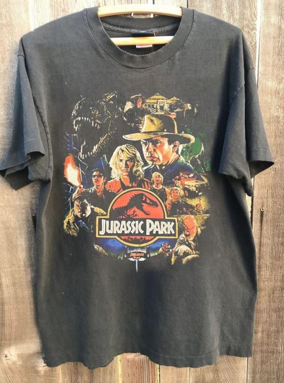Jurassic Park Movie Shirt Classic Style Charcoal Unisex Shirt S-5XL KH17223 S