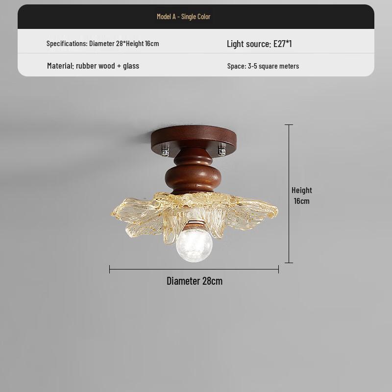 Новый китайский винтажный настенный светильник-бра для коридора Xuan Yong