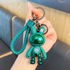 Cartoon Cool Electric Light Rabbit Keychain Pendant Cartoon Couple Car Bag Pendant Small Gift Keychain