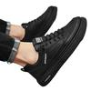 Summer Breathable Casual Flat Shoes Lightweight Soft-soled Sports Black Trendy Shoes