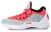 WOW 4 Basketball Shoes Unisex Mid Top White/Gray/Red ABAK033-32