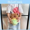 Adorable Plush Capybara Cartoon Shoulder Bag For Kids Lightweight Breathable Design