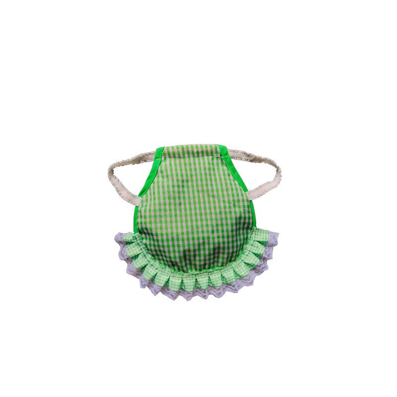 Dual-Layer Hen Saddle Apron with Feather and Back Protector