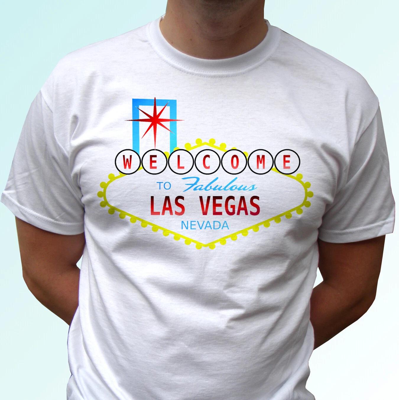 

Las Vegas logo white kids boys T-Shirt america top USA US tee s s kids baby sizes 130