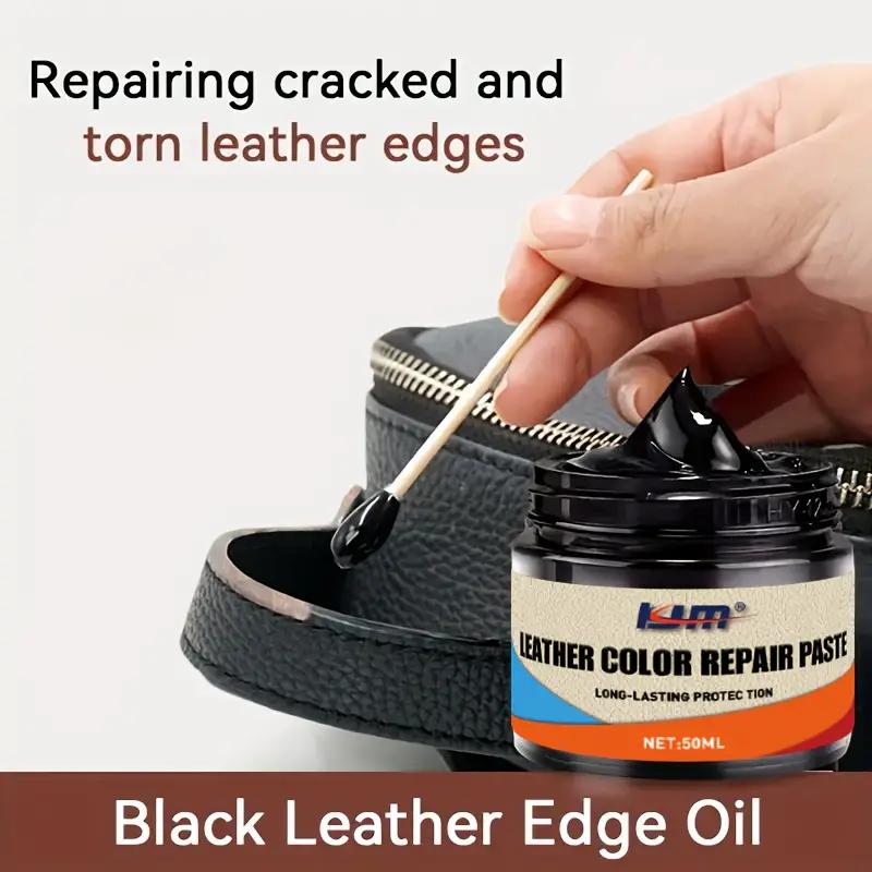 Leather Color Repair Cream - Multi-Purpose Dye for Shoes, Bags, Sofas and Scratched Leather | Repairs Wear, Cracks and Fading