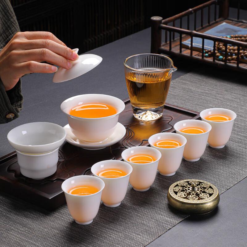 

Fubolai Mutton-fat Jade Portable Tea Set