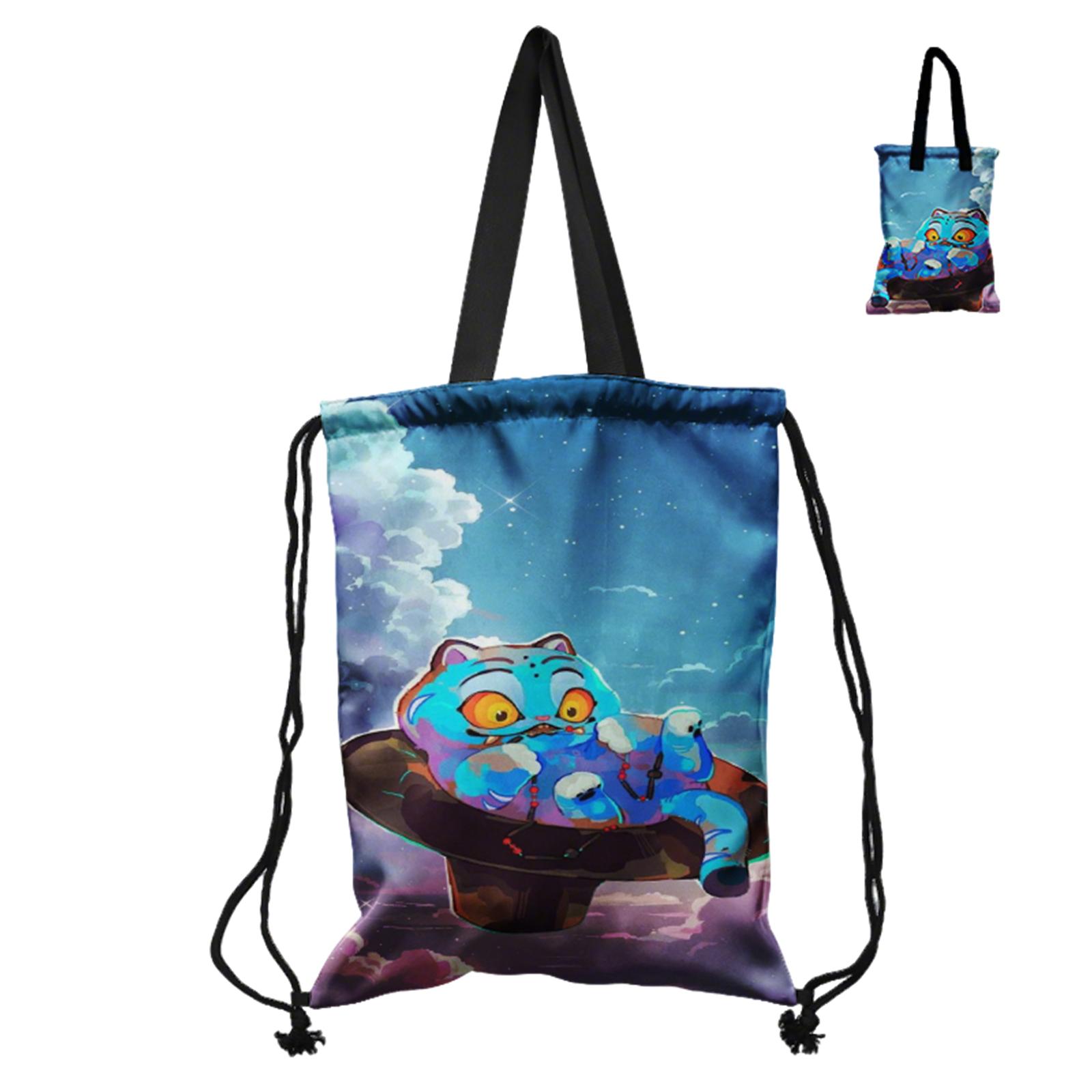 

Водонепроницаемая композитная ткань Двусторонняя сумка для хранения на шнурке One Size