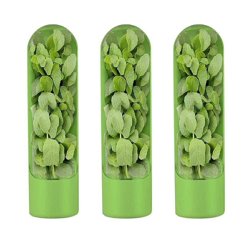 1/2/3Pcs Vegetable Preserving Bottle Herbal Preserving Herb Storage Bottle Home Kitchen Gadget Fresh for Storing Kitchen Supply