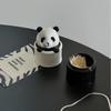 Creative Panda-shaped Ceramic Toothpick Holder Cute Home Toothpick Storage Box, Exquisite Cotton Pick and Dental Floss Boxes